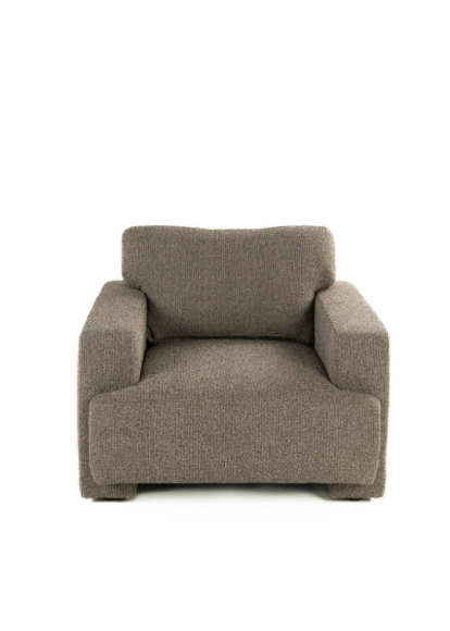 Napier Chair Tasmin Earth Edmonton fabric