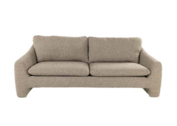 Bono Sofa Tasmin Earth Edmonton fabric