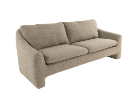 Bono Sofa Tasmin Earth Edmonton fabric