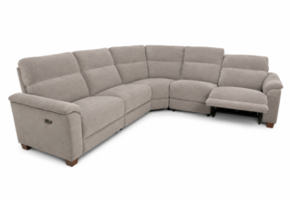 Santana Fabric Power Sectional