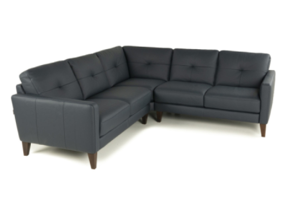 Evan Leather Sectional