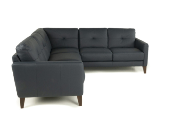 Evan Leather Sectional
