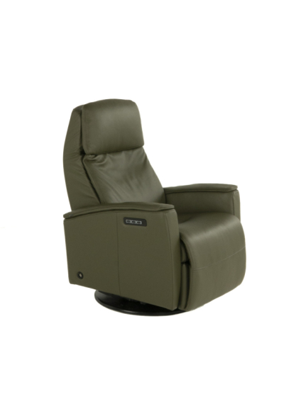 Crown Leather Power Recliner