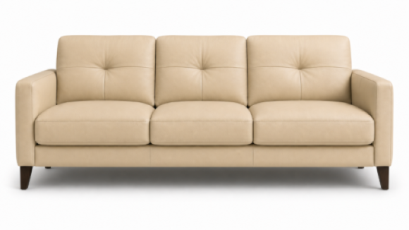 Evan Leather Sofa
