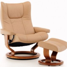 Wing Large Leather Recliner