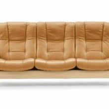 Buckingham Leather High Back Sofa