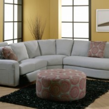 Embrace Fabric Recliner Sectional Sofa