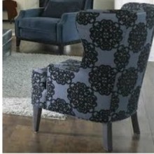 Rossdale Wing back Fabric Chair - Jonathan Louis