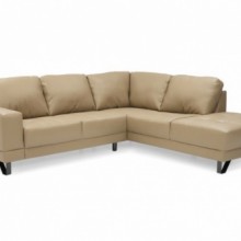 Tacoma Leather Chaise Sectional Sofa