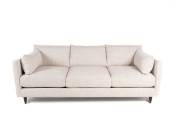 Vista Fabric Estate Sofa Edmonton Muse Stone stock front