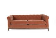 Newark Fabric Sofa two seat Edmonton Ginger front