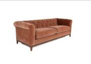 Newark Fabric Sofa two seat Edmonton Ginger side