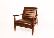 Jarrett Leather Chair Derrick Brown Edmonton front