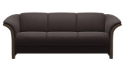 Manhattan Leather Sofa Paloma Chocolate Stressless Edmonton front