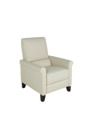 Arya Leather Recliner White side