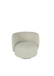 Raven Fabric Swivel Chair Cotton front