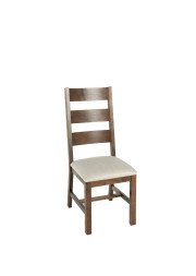 Rafters Dining Chair Brushwork Mocha side