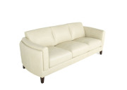 Nicole Leather Sofa Natural curve angle