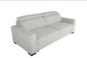 Elliot King Sleeper Sofa Smoke Grey Edmonton bed fabric side