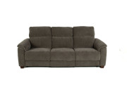 Santana Fabric Power Sofa Edmonton stock Selene Stone