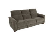Santana Fabric Power Sofa Edmonton stock Selene Stone side