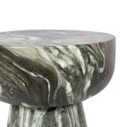 Binx Side Table Edmonton concrete marble close up