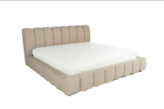 Biggie Platform Bed Edmonton slats Vesper Sand side