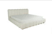 Biggie Platform Bed Edmonton slats Magnolia Snow side