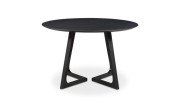 Godenza Round Dining Table Edmonton black ash wood