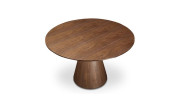 Otago Round Dining Table Edmonton Walnut top