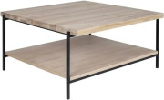 Mila Coffee Table Solid Oak Edmonton side