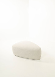 Den Large Fabric Ottoman Edmonton Merino Pearl