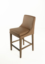 Topaz Counter Stool Edmonton leather toast side