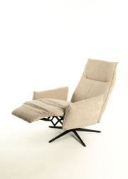 Snoh Manual Recliner Edmonton fabric reclined