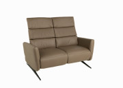 Jorja Reclining Love Seat Edmonton leather side