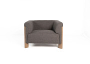 Mara Chair Dark Grey Edmonton fabric