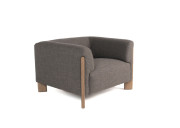 Mara Chair Dark Grey Edmonton fabric