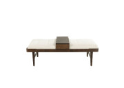 Vigo Ottoman Elite Ivory Edmonton sliding table