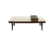 Vigo Ottoman Elite Ivory Edmonton sliding table