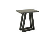 Belmont Metal Pedestal Chairside Table