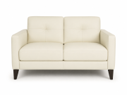 Evan Leather Loveseat