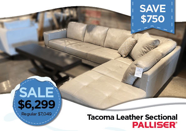 Tacoma Leather Sectional
