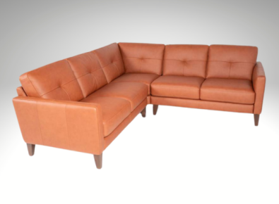 Evan Leather Sectional