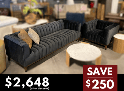 Groove Sofa & Chair Combo