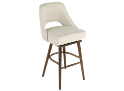 Made in Canada Edmonton Laguna Swivel Counter Stool maple wood custom