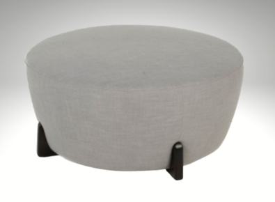 Rocky Fabric Ottoman